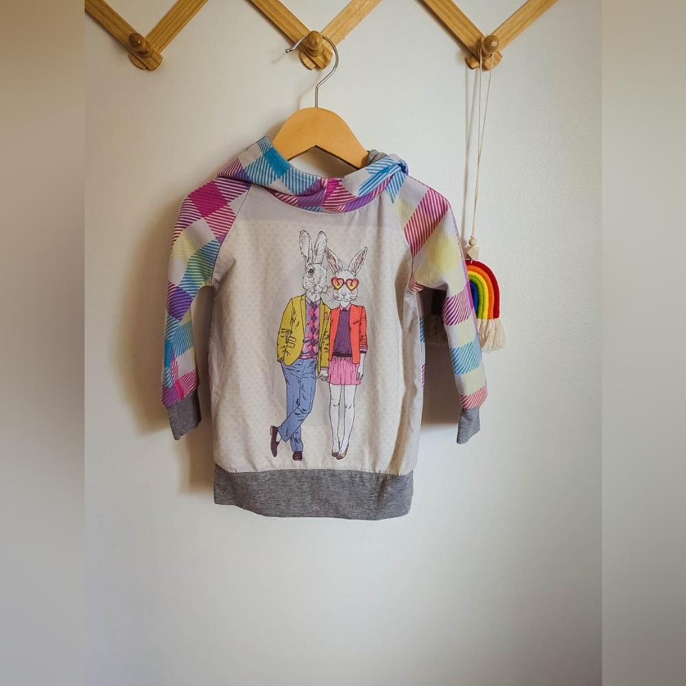 Boe Couture Bunny Ear Hoodie (2T)